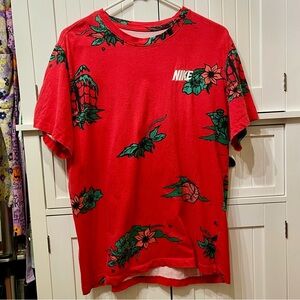 Nike Hoop Island Allover Print Basketball Floral Hawaiian T-Shirt